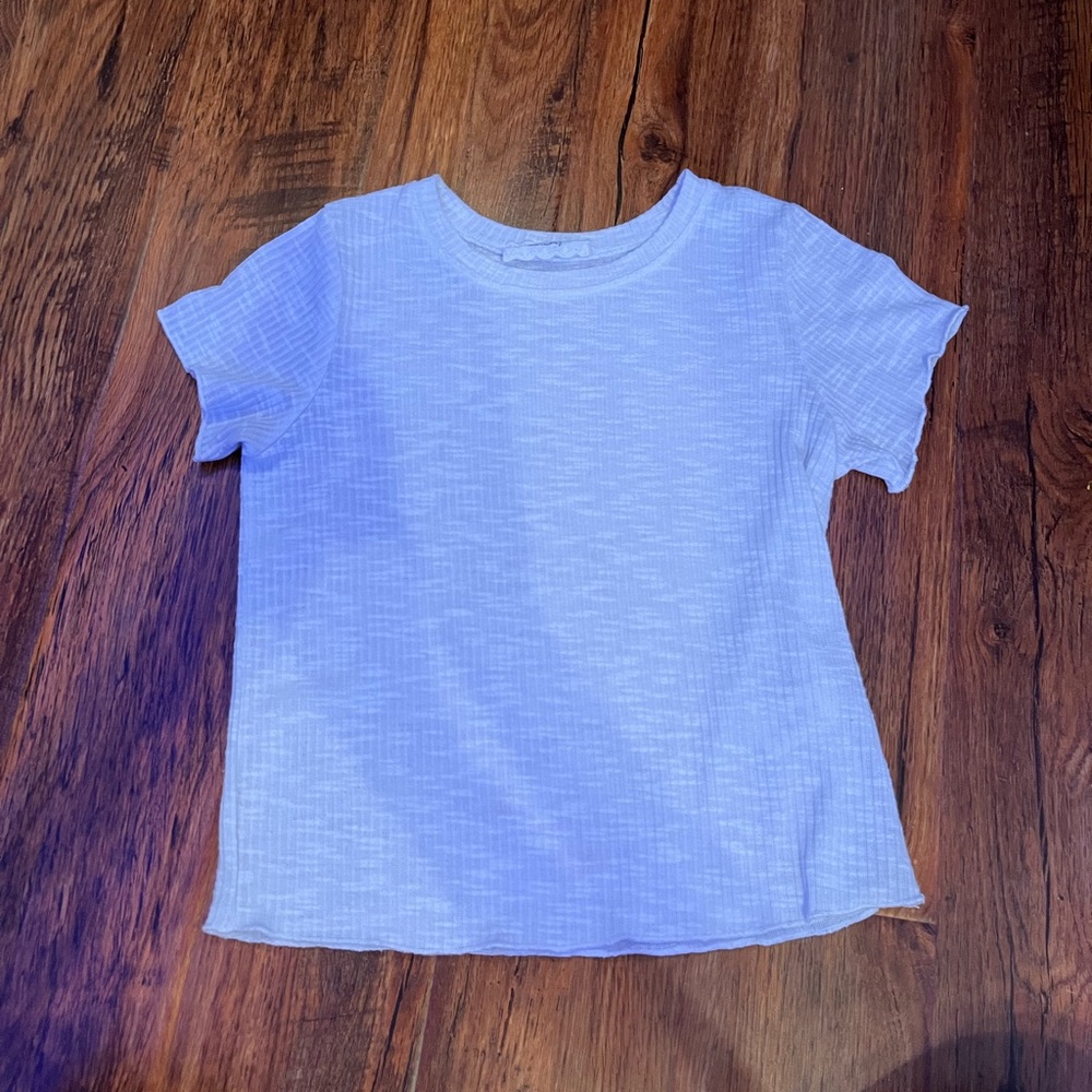 Plain white tee